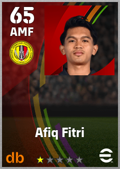 Afiq Fitri — AMF, OVR 65, MAX 65