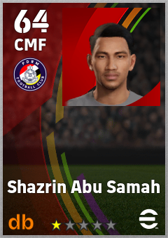 Shazrin Abu Samah eFootball player card