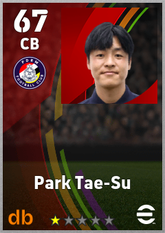 Park Tae-Su — CB, OVR 67, MAX 67