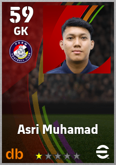 Asri Muhamad eFootball player card
