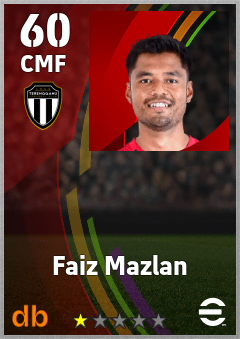 Faiz Mazlan eFootball player card