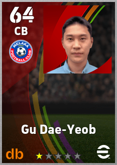 Gu Dae-Yeob eFootball player card