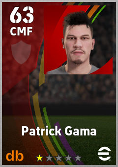 Patrick Gama eFootball player card