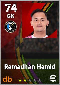 Ramadhan Hamid eFootball player card