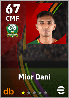 Mior Dani eFootball player card