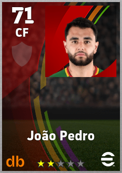 João Pedro — CF, OVR 71, MAX 71