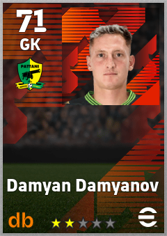 Damyan Damyanov eFootball player card