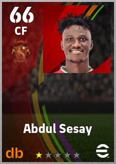 Abdul Sesay eFootball player card