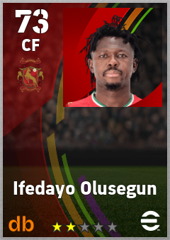 Ifedayo Olusegun — CF, OVR 73, MAX 73