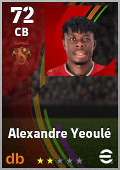 Alexandre Yeoulé eFootball player card