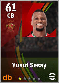Yusuf Sesay — CB, OVR 61, MAX 61