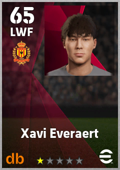 Xavi Everaert — LWF, OVR 65, MAX 65