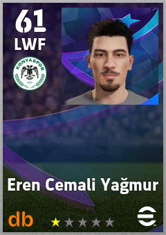 Eren Cemali Yağmur — LWF, OVR 61, MAX 61