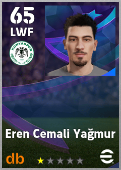 Eren Cemali Yağmur — LWF, OVR 65, MAX 65
