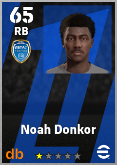 Noah Donkor eFootball player card