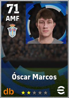 Óscar Marcos — AMF, OVR 71, MAX 71