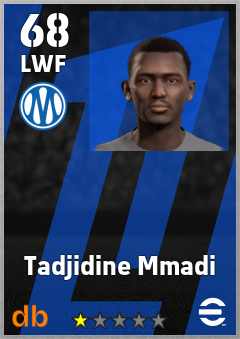 Tadjidine Mmadi — LWF, OVR 68, MAX 68