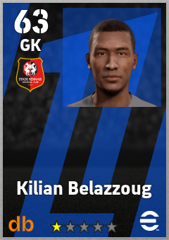 Kilian Belazzoug — GK, OVR 63, MAX 63