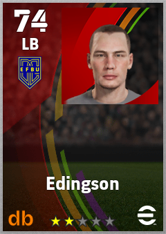 Edingson — LB, OVR 74, MAX 74
