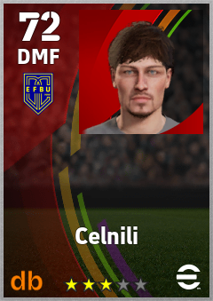 Celnili — DMF, OVR 72, MAX 72