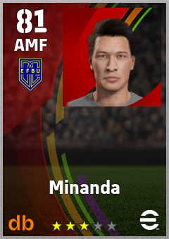 Minanda eFootball player card