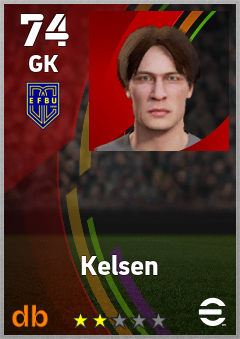 Kelsen — GK, OVR 74, MAX 74
