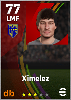 Ximelez — LMF, OVR 77, MAX 77