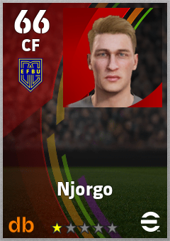 Njorgo — CF, OVR 66, MAX 66