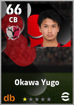 Okawa Yugo — CB, OVR 66, MAX 66