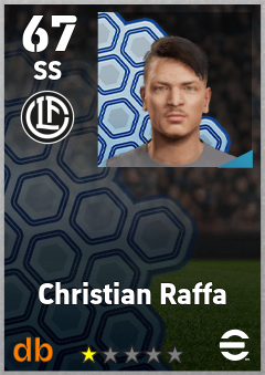 Christian Raffa — SS, OVR 67, MAX 67