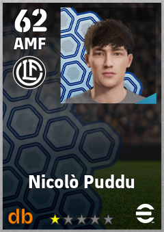 Nicolò Puddu — AMF, OVR 62, MAX 62