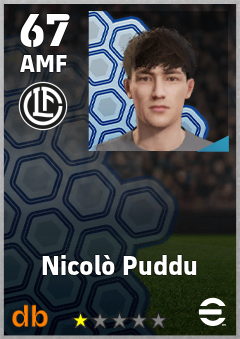 Nicolò Puddu — AMF, OVR 67, MAX 67