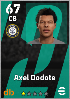 Axel Dodote — CB, OVR 67, MAX 67