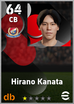 Hirano Kanata — CB, OVR 64, MAX 64