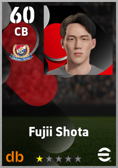Fujii Shota — CB, OVR 60, MAX 60