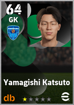 Yamagishi Katsuto — GK, OVR 64, MAX 64