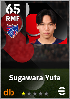Sugawara Yuta — RMF, OVR 65, MAX 65