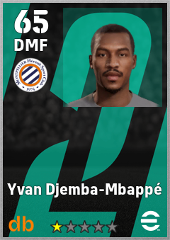 Yvan Djemba-Mbappé — DMF, OVR 65, MAX 65