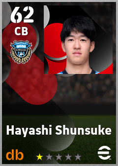 Hayashi Shunsuke — CB, OVR 62, MAX 62