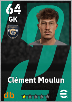 Clément Moulun — GK, OVR 64, MAX 64