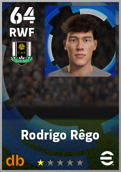 Rodrigo Rêgo — RWF, OVR 64, MAX 64