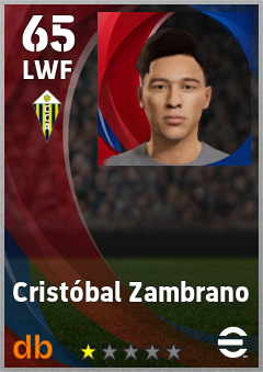 Cristóbal Zambrano eFootball player card