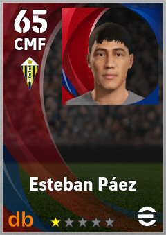Esteban Páez eFootball player card