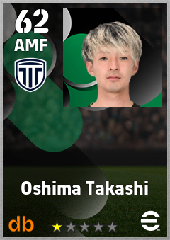 Oshima Takashi — AMF, OVR 62, MAX 62
