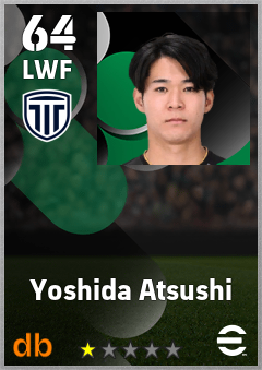 Yoshida Atsushi — LWF, OVR 64, MAX 64