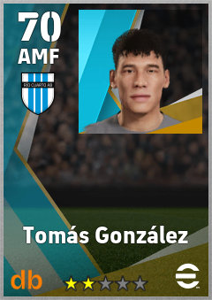 Tomás González — AMF, OVR 70, MAX 70