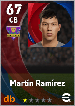 Martín Ramírez — CB, OVR 67, MAX 67