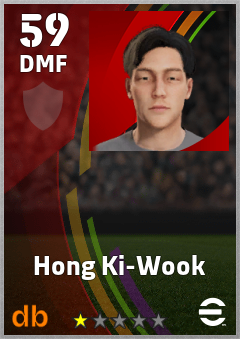 Hong Ki-Wook eFootball player card