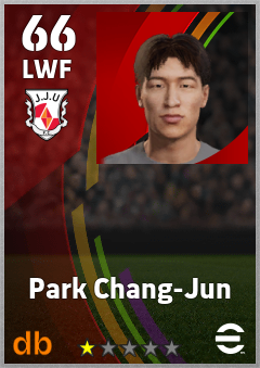 Park Chang-Jun — LWF, OVR 66, MAX 66