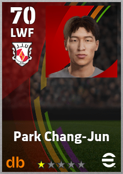Park Chang-Jun — LWF, OVR 70, MAX 70